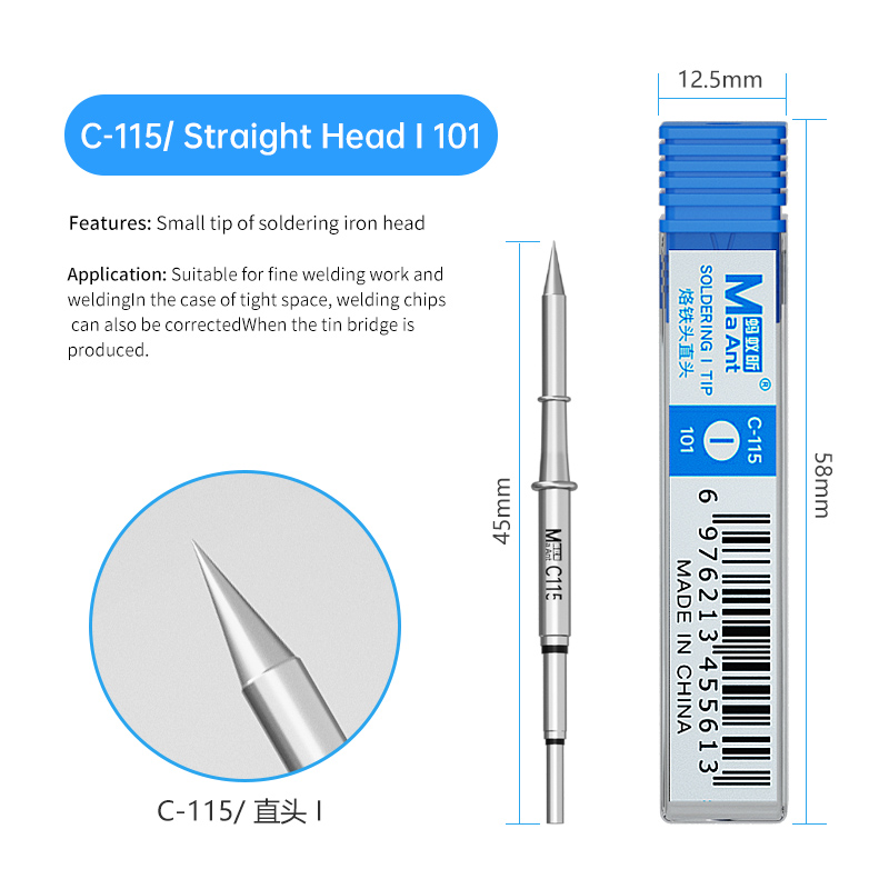 1/3Pcs High quality C115 solde - Electronics Repair Kit With Soldering Iron บทวิจารณ์และราคา