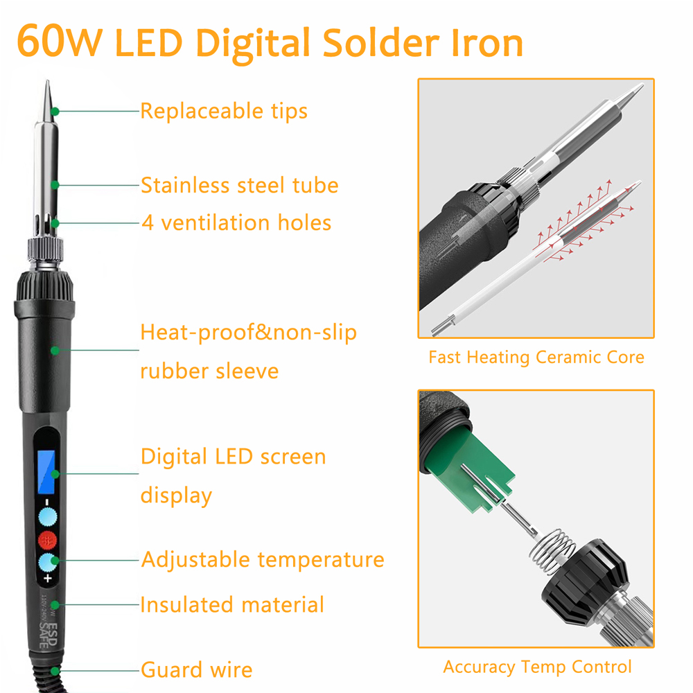 Heat Insert Nut Iron Tip Hot M - Electronics Repair Kit With Soldering Iron บทวิจารณ์และราคา