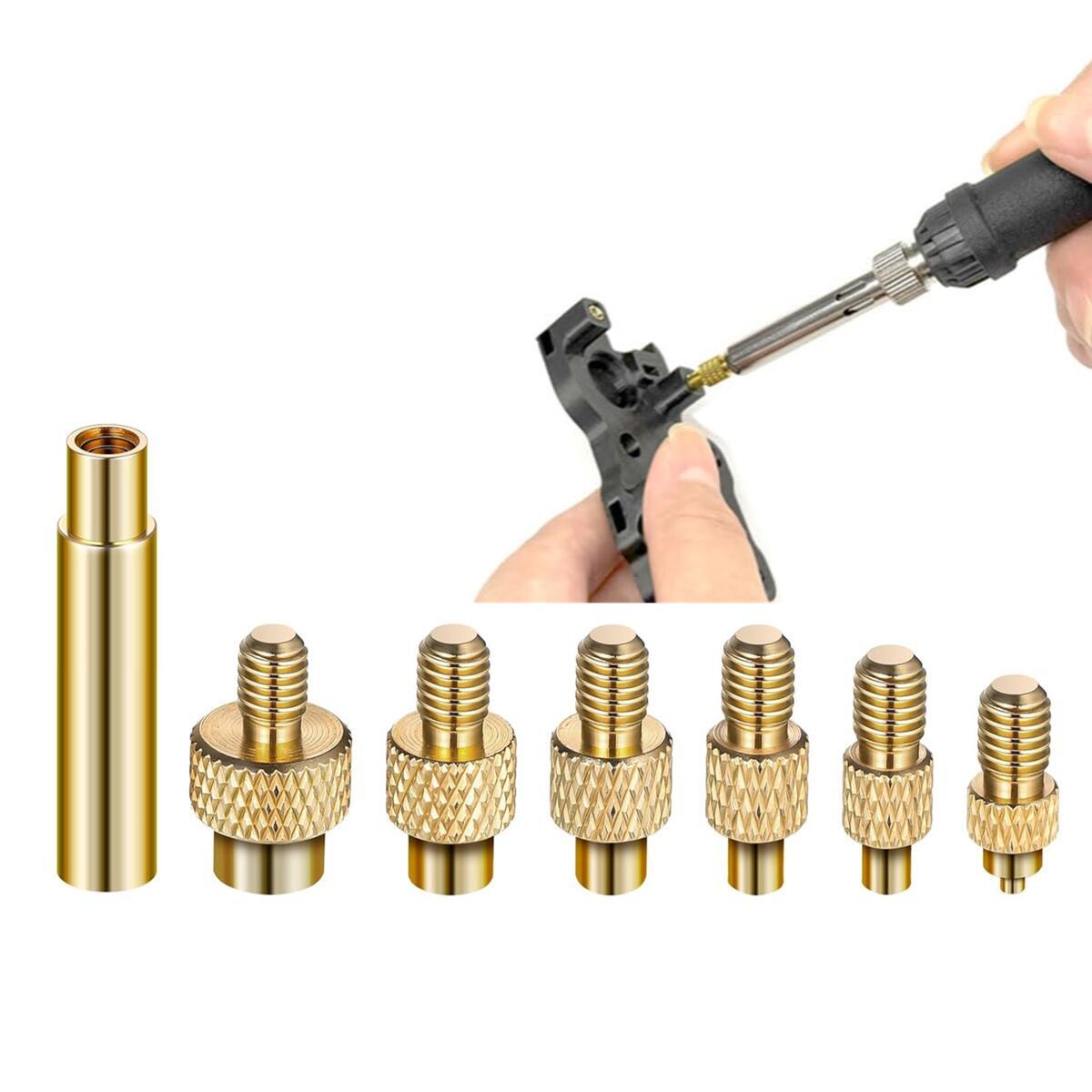 Heat Insert Nut Iron Tips Head - Electronics Repair Kit With Soldering Iron บทวิจารณ์และราคา