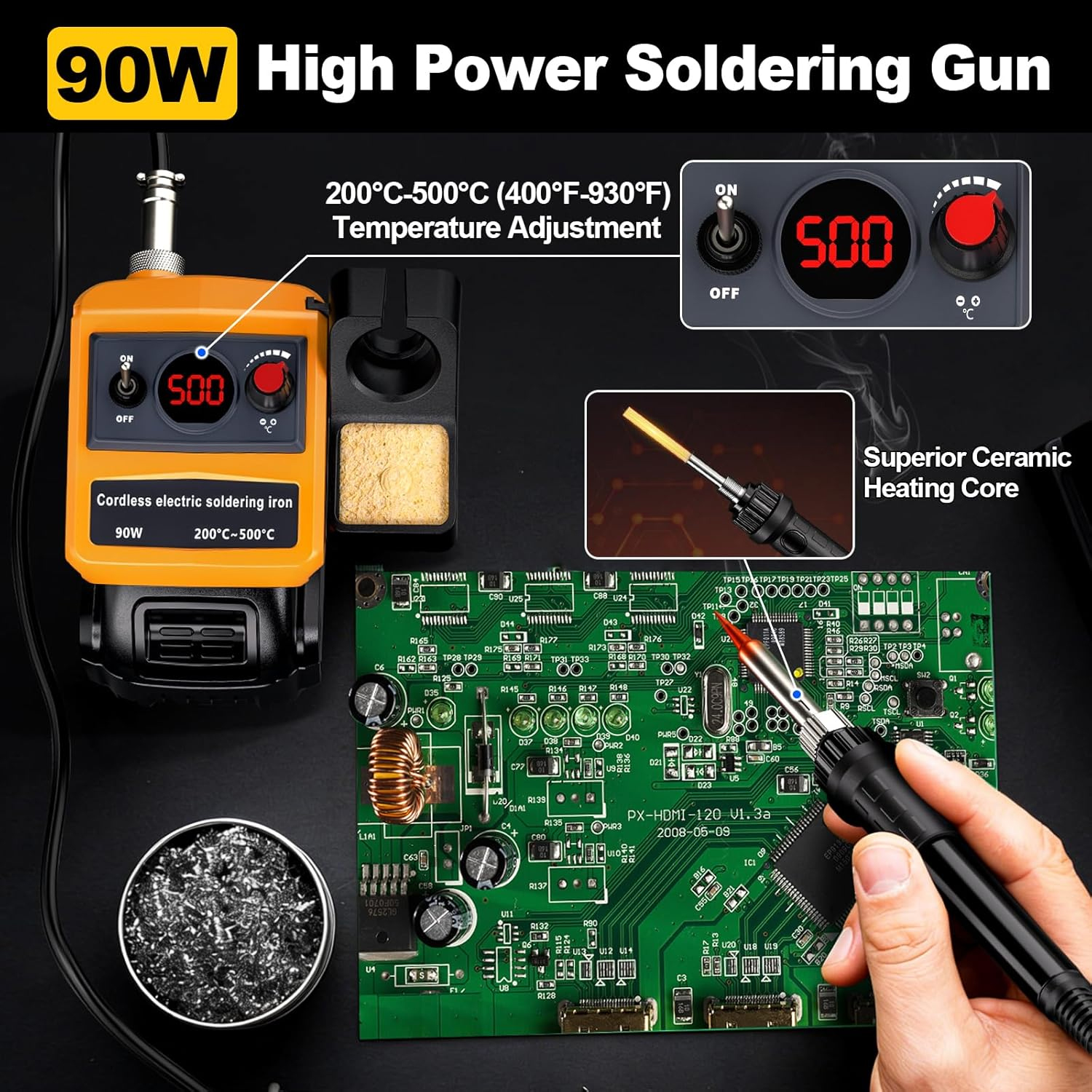 NEW Cordless Soldering Iron fo - Electronics Repair Kit With Soldering Iron บทวิจารณ์และราคา