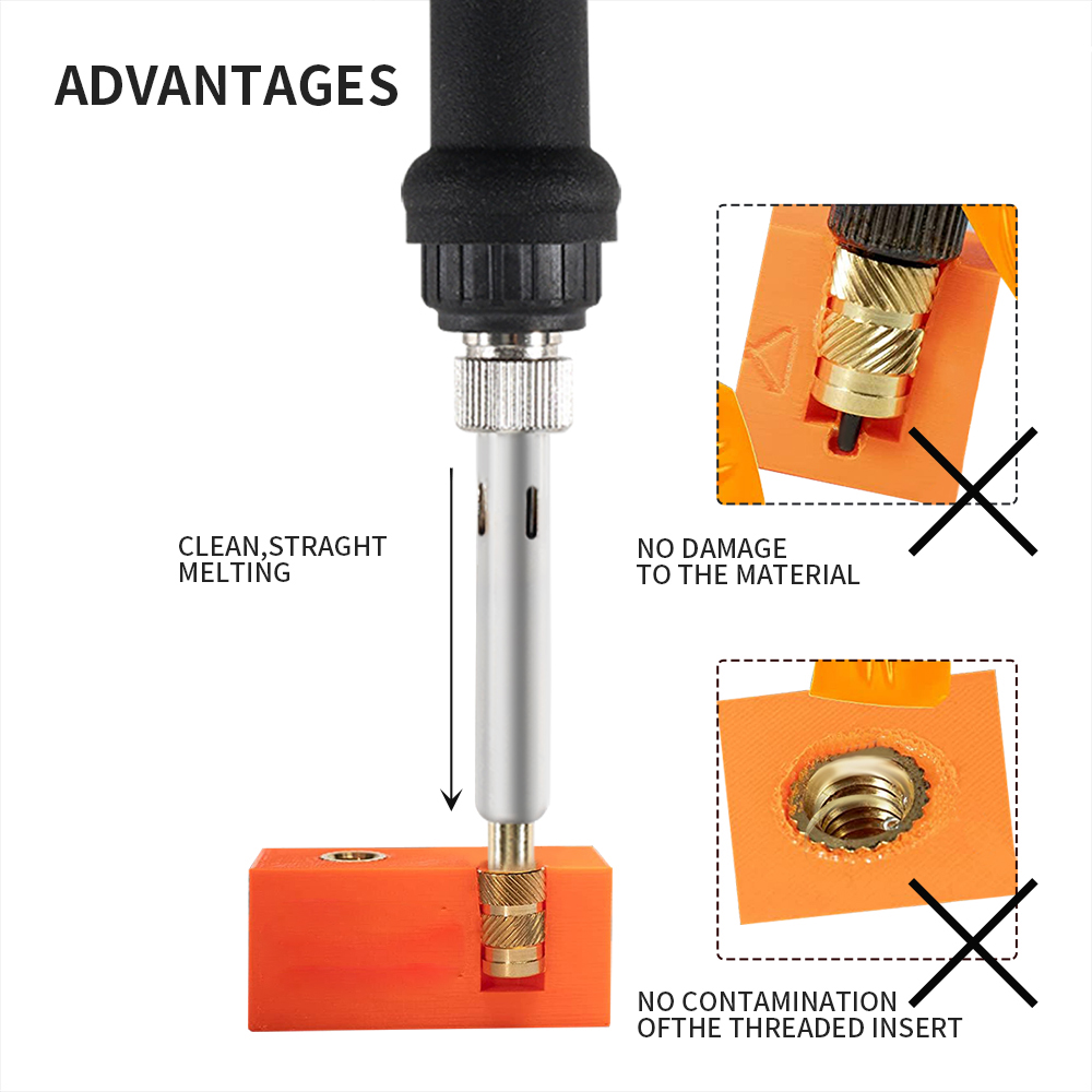 Heat Set Insert Soldering Iron - Electronics Repair Kit With Soldering Iron บทวิจารณ์และราคา