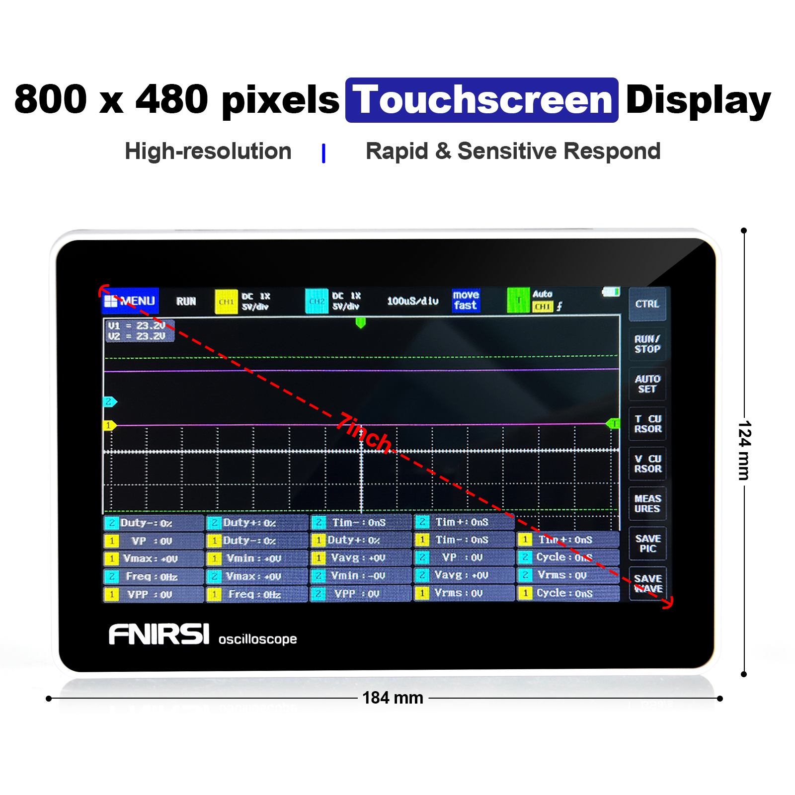 2CH 100MHz 1GSa s Tablet Oscil - Electronics Repair Engineer บทวิจารณ์และราคา