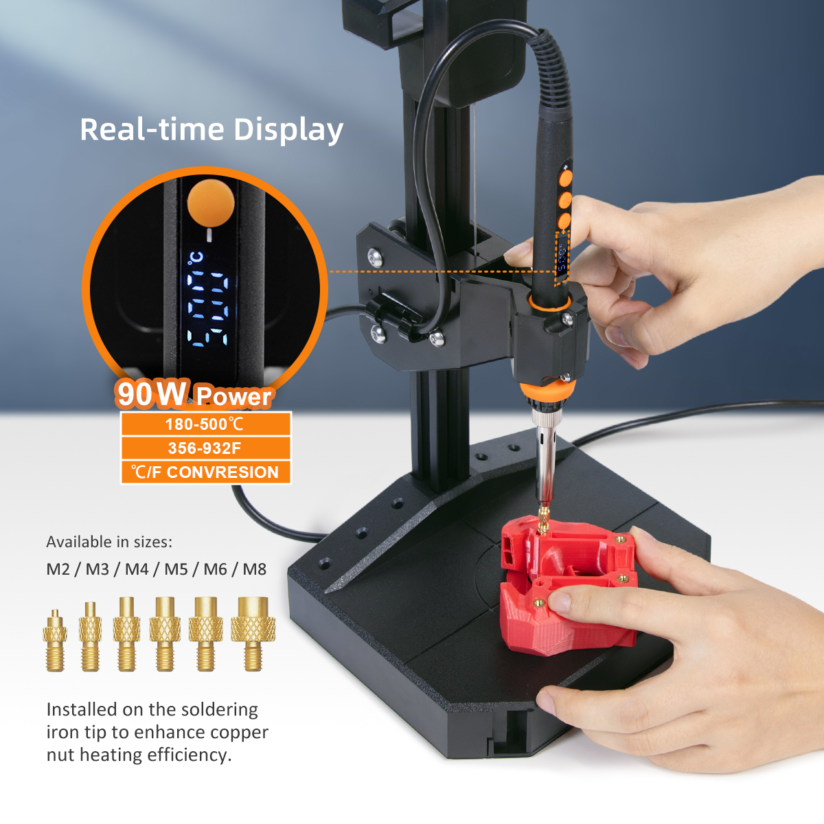 Heat Set Insert Press Tool Ste - Electronics Repair Kit With Soldering Iron บทวิจารณ์และราคา