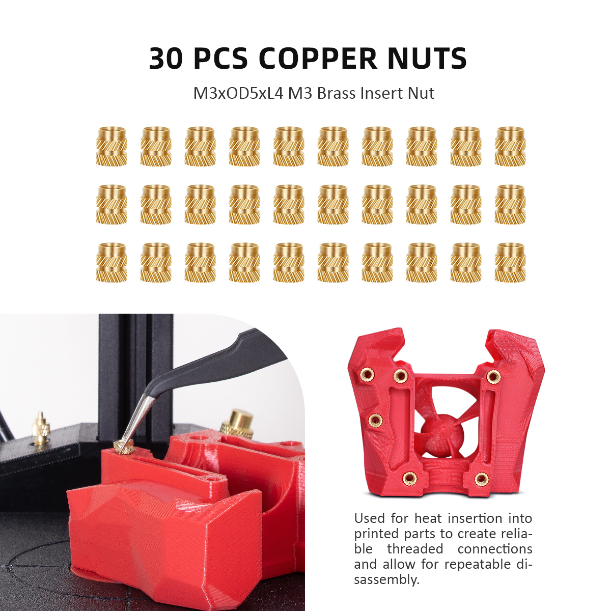Heat Set Insert Press Tool Ste - Electronics Repair Kit With Soldering Iron บทวิจารณ์และราคา