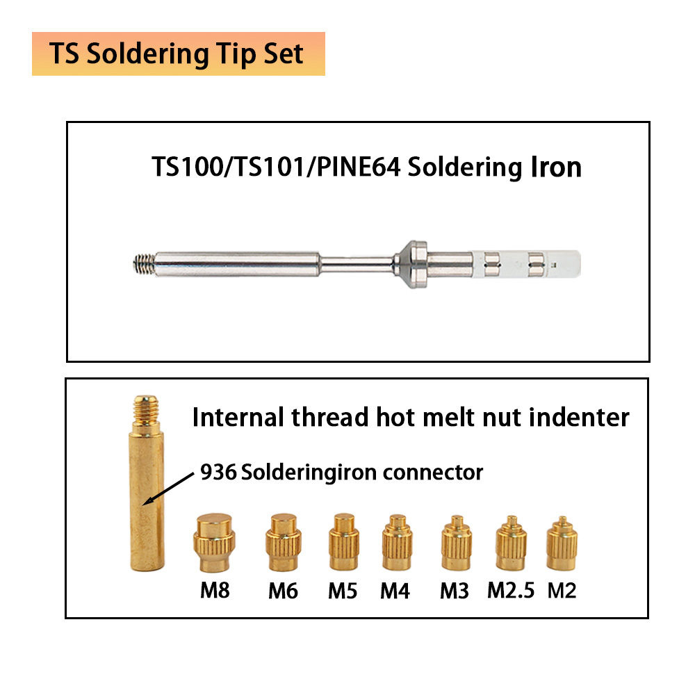 TS/T65 Heat Insert Nut kit 3D  - Electronics Repair Kit With Soldering Iron บทวิจารณ์และราคา